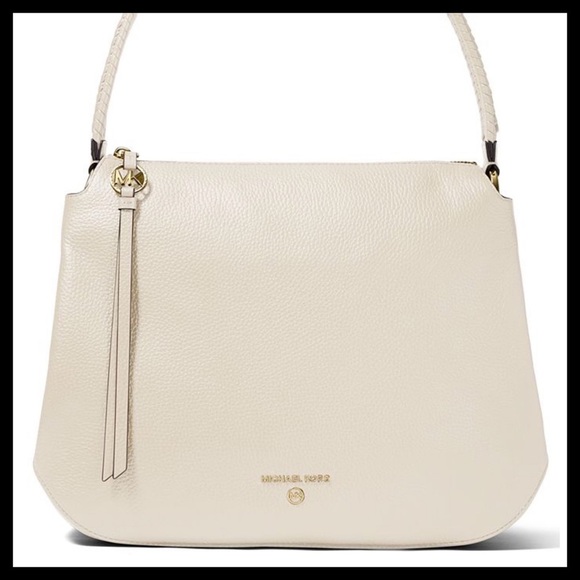 MICHAEL KORS Grand Large Hobo Shoulder Bag Light Cream - Picture 3 of 11